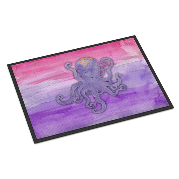 Carolines Treasures 18 x 27 in. Octopus Watercolor Indoor or Outdoor Mat BB7424MAT - main